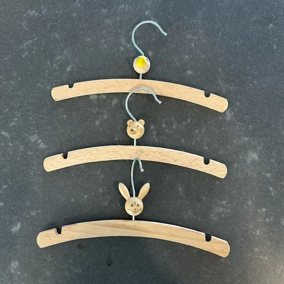 Vintage children’s hangers. Three different kinds. Adorable. - Picture 1 of 4